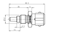 Bosch Temperatur Sensor IAT Kühlmittel Ansaugluft 0280130039 0280130078