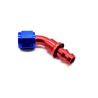 Dash Fitting Blau/Rot Push On 45°