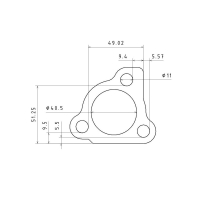 1.8T K03 K04 Turbolader Dichtung