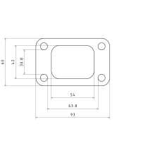 T25l Krümmer / Turbo Dichtung