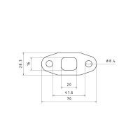 T3 / T4 /GT32 / GT40 / GT42 / GT45 / T04B / T04E Turbolader Dichtung Ölrücklauf